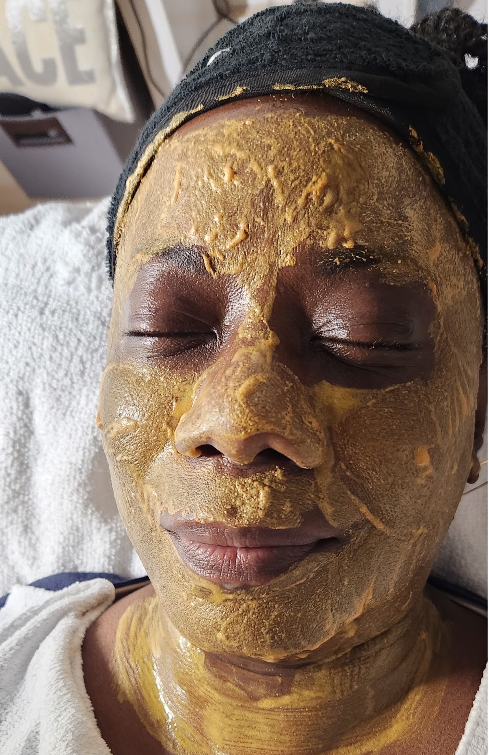 Happy Glo2 facial customer at silk c day spa